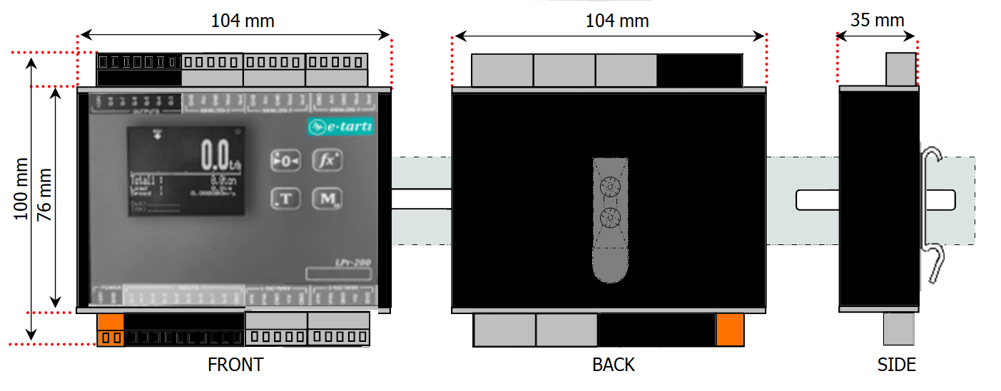 LMX-500 — DIN Rail Mount Type